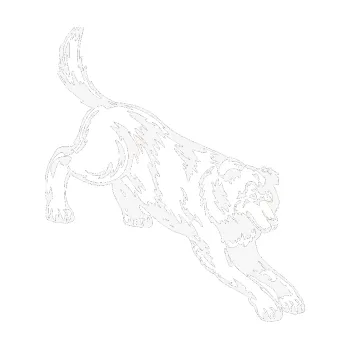 Polep vozidla SAMOLEPKA Pes 044 pravá (09 - bílá) NA AUTO, NÁLEPKA, FÓLIE, POLEP, TUNING, VLASTNÍ TEXT, TISK, AUTOSAMOLEPKY.cz, POLEPY, OBRÁZEK, LOGO, SAMOLEPKY