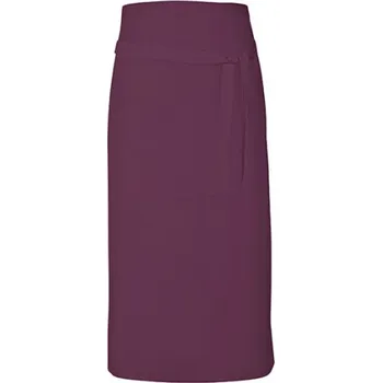 Pracovní zástěra Link Kitchen Wear Gastro zástěra X985 Aubergine -ca. Pantone 5115 90 x 80 cm
