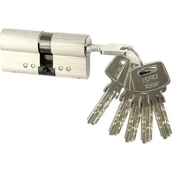 Vložka do dveří Bezpečnostní cylindrická vložka RICHTER EURO XSTAR RC4 (MATNÝ NIKL), EXR 35/40 NI, Richter nikl matný