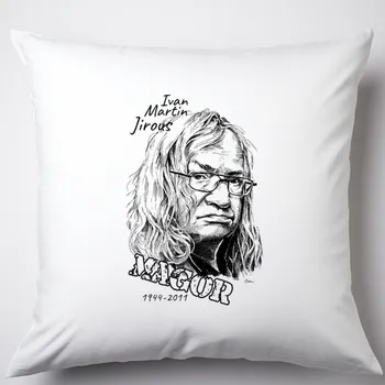 Polštář Polštář - Ivan Martin Jirous - Magor Typ povlaku: Plyš