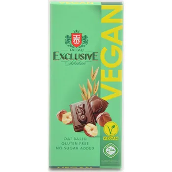 Čokoláda Taitau Exclusive veganská čokoláda s lískovými oříšky 35 % 90 g