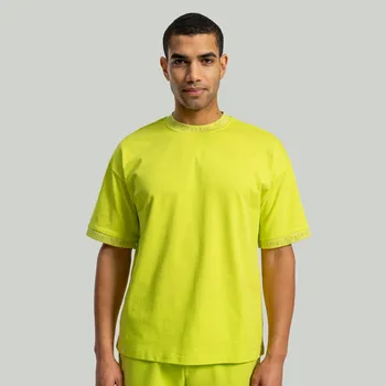 Pánské tričko STRIX Triko Oversized Heavy Chartreuse L žlutá