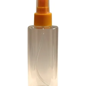 150 ml čirá lahvička + oranžový rozprašovač