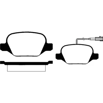 Brzdová destička Sada brzdových destiček, kotoučová brzda RAICAM MA.0700.2
