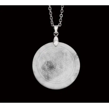 Náhrdelník Křišťálový medailonek s květem života - náhrdelník