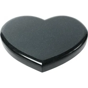 Smuteční dekorace SRDCE ČERNÉ velké