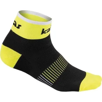 Pánské ponožky Cyklo ponožky KALAS Race X4 černá-žlutá Velikost: 37-39