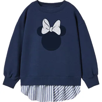 Dívčí mikina Minnie Mouse - licence Dívčí mikina - Minnie Mouse 5218B825, tmavě modrá Barva: Modrá tmavě, Velikost: 98-104