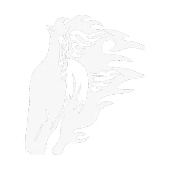 Samolepicí dekorace na vozidlo Animal flames 007 levá kůň (09 - bílá) SAMOLEPKA NA AUTO, NÁLEPKA, FÓLIE, POLEP, TUNING, VLASTNÍ TEXT, TISK, AUTOSAMOLEPKY.cz, POLEPY, OBRÁZEK, LOGO, 3D STICKERS