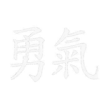 Polep vozidla SAMOLEPKA Čínský znak Courage (09 - bílá) NA AUTO, NÁLEPKA, FÓLIE, POLEP, TUNING, VLASTNÍ TEXT, TISK, AUTOSAMOLEPKY.cz, POLEPY, OBRÁZEK, LOGO, SAMOLEPKY