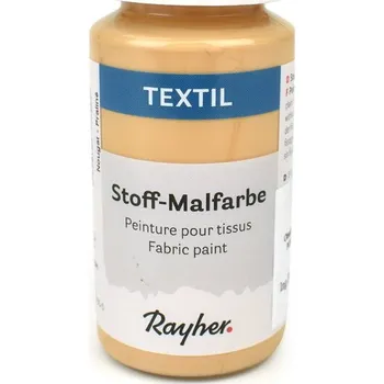 Speciální výtvarná barva Barva na textil Rayher nezažehlovací, nugátová, 50 ml