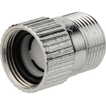 Zahradní hadice Kirchhoff Pojistka proti prasknutí hadice Aquastop 3/4", pro pračku a myčku, mosaz/chrom