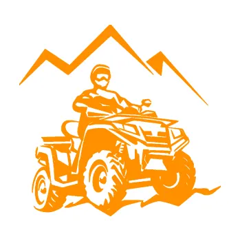 Samolepící dekorace SAMOLEPKA Čtyřkolka 007 pravá (06 - oranžová) NA AUTO, NÁLEPKA, FÓLIE, POLEP, TUNING, VLASTNÍ TEXT, TISK, AUTOSAMOLEPKY.cz, POLEPY, OBRÁZEK, LOGO, SAMOLEPKY