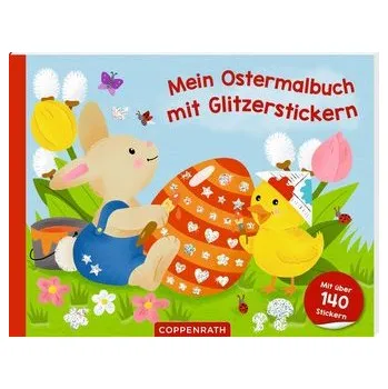 První čtění Mein Ostermalbuch mit Glitzerstickern - Bellermann, Lena
