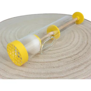 Skleněný značící pístek Ještěd - žlutý