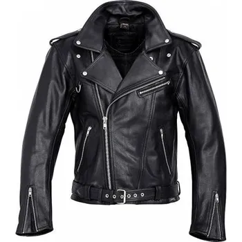Moto bunda Delroy křivák kožená bunda na motorku chopper (Kožená bunda na motorku)