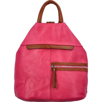 Městský batoh Moderní dámský batůžek Jahnna, fuchsiová