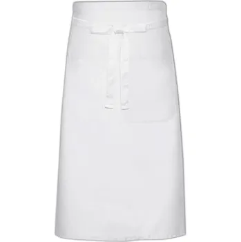 Pracovní zástěra Link Kitchen Wear Kuchařská zástěra s kapsou X1000T White 70 x 120 cm
