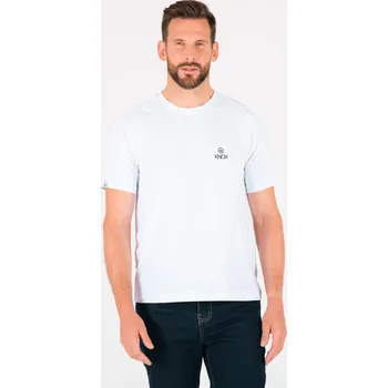 Pánské tričko Pánské tričko s krátkým rukávem Knox Woven PATCH bílé Velikost: XL