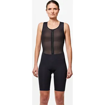 Cyklistické kalhoty VAN RYSEL Dámské cyklistické kraťasy se šlemi quick-zip XL ČERNÁ