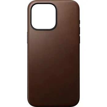 Pouzdro na mobilní telefon Nomad Modern Leather Case pro Apple iPhone 15 Pro Max hnědé