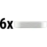 G.Gastro (6 Kusů) SEA WAVE - Miska na dezert/salát - oválná - Ø 20 cm