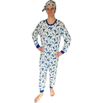 Pánský overall Pánský overal s čepičkou Rozárka P61 stíhačka modrá Barva: Modrá, Velikost: XL