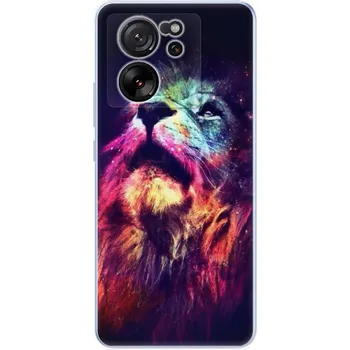 Pouzdro na mobilní telefon Odolné silikonové pouzdro iSaprio - Lion in Colors - Xiaomi 13T / 13T Pro