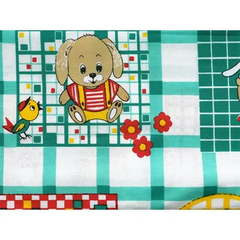 Nažehlovací záplaty s potiskem velké - pejsci, kočičky a králíčci - sáček