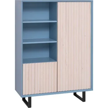 Komoda Nízká komoda Layne 750 - modrá/béžová