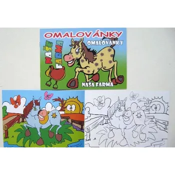 omalovánky Omalovánky A5 NAŠE FARMA