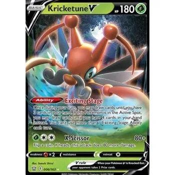 Karetní hra Pokémon BST 006/163 Kricketune V - Battle Styles