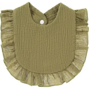 Bryndák Mušelínový bryndák s volánkem - zelená