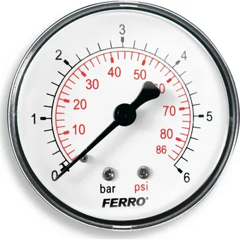 manometr G1/4"x0-6bar zadní pr.63mm