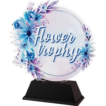 Poháry Bauer Akrylátová trofej FA200M28 | Květinová edice