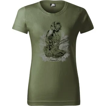 Dámské tričko Bad Badger Myslivecké tričko dámské - Bavorský Barvář - Velikost S