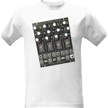 Tričko s potiskem 4X-AT-85 Drum Module - White pánské