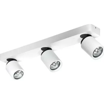 Nástěnné svítidlo Stropní a nástěnné bodové svítidlo AZzardo Tomi 3 white/grey AZ0664 GU10 3x50W IP20 54cm bílo-šedé