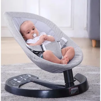 Houpací lehátko / šedobéžová