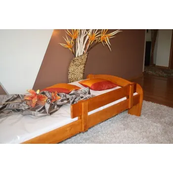 Dětská zábrana Univerzální ochranná bariérka z masivu 100 cm - olše