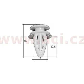Autodíl plastová příchytka (sada 5 ks), UP 71544