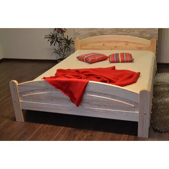 Postel Postel z masivu borovice Bella 180x200 cm + rošt ZDARMA