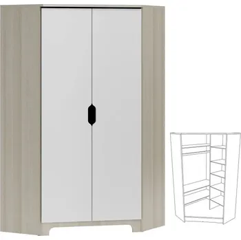 Dětská skříň Rohová skříň N28 - Nordi