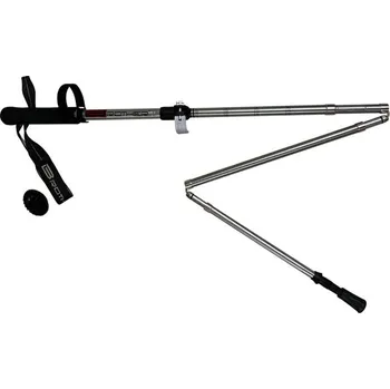 Trekingová hůl Acra LTH133 stříbrné 115-135 cm