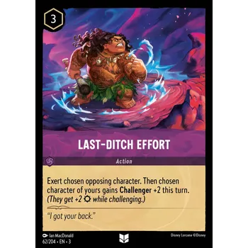 Karetní hra Last-Ditch Effort 062/204 - Into the Inklands Typ karty: Standard