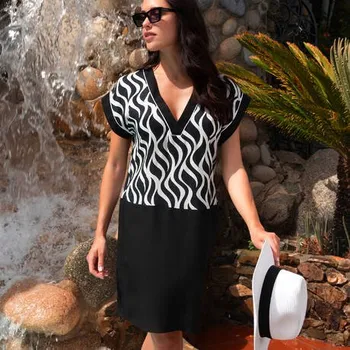 Dámské plavky Tunika LISE CHARMEL (ASB4477-02), Barva černá, Velikost S