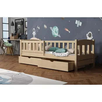 Postel Postel Vendula 180/80 cm + šuplíky + rošt