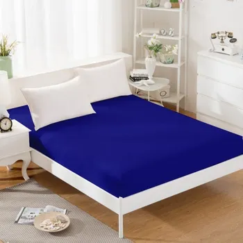 Prostěradlo Jersey prostěradlo s gumkou 140/200 cm ECONOMY - tmavě modrá