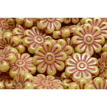 Korálek Korálky květ kopretiny 2144 (18x18 mm)