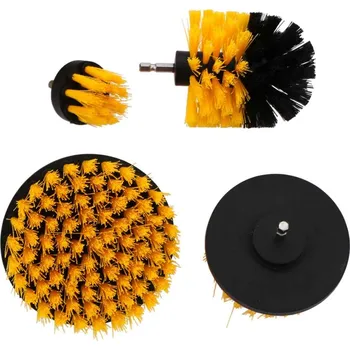 Vrták Sada kartáčů nylonových 4-dílná, upínací stopka 6-HRAN, XL-TOOLS